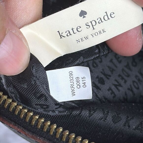 Kate Spade - Black & Multicolor Abstract Print Crossbody Purse - Picture 13 of 14